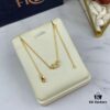 Fred Force 18K Gold Plated Sterling Silver Horseshoe Pendant Necklace with Full Diamond Micro-Pave Clasp