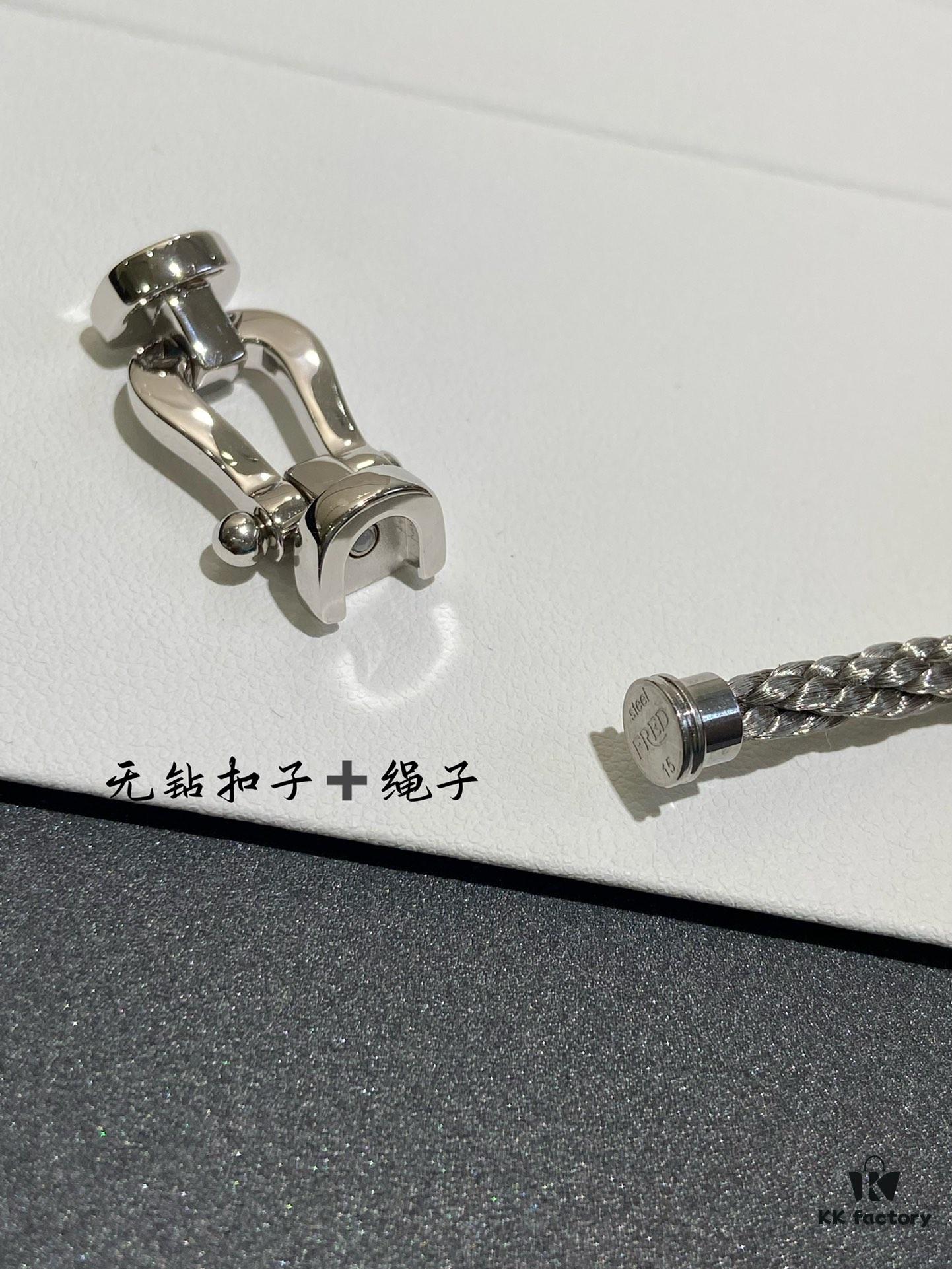 New Fred ZP Version Clasp - Rolling Out Successively ❤️ Half-Diamond Clasp Head 🆕 Newly Released Multi-Chain Steel Cord 🆕 Newly Released