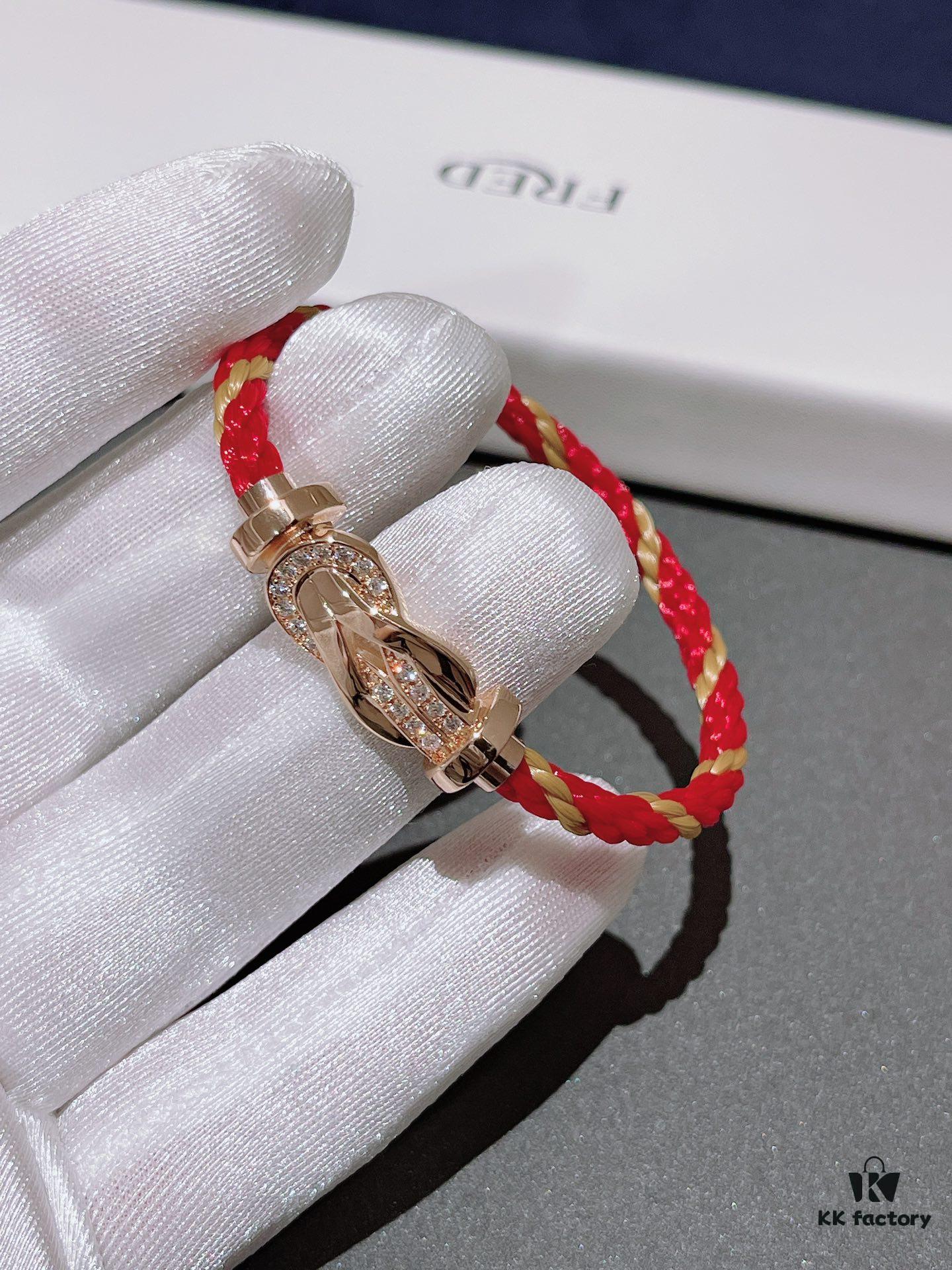 Multicolor Nylon Rope Chain (Rose Gold Tone)