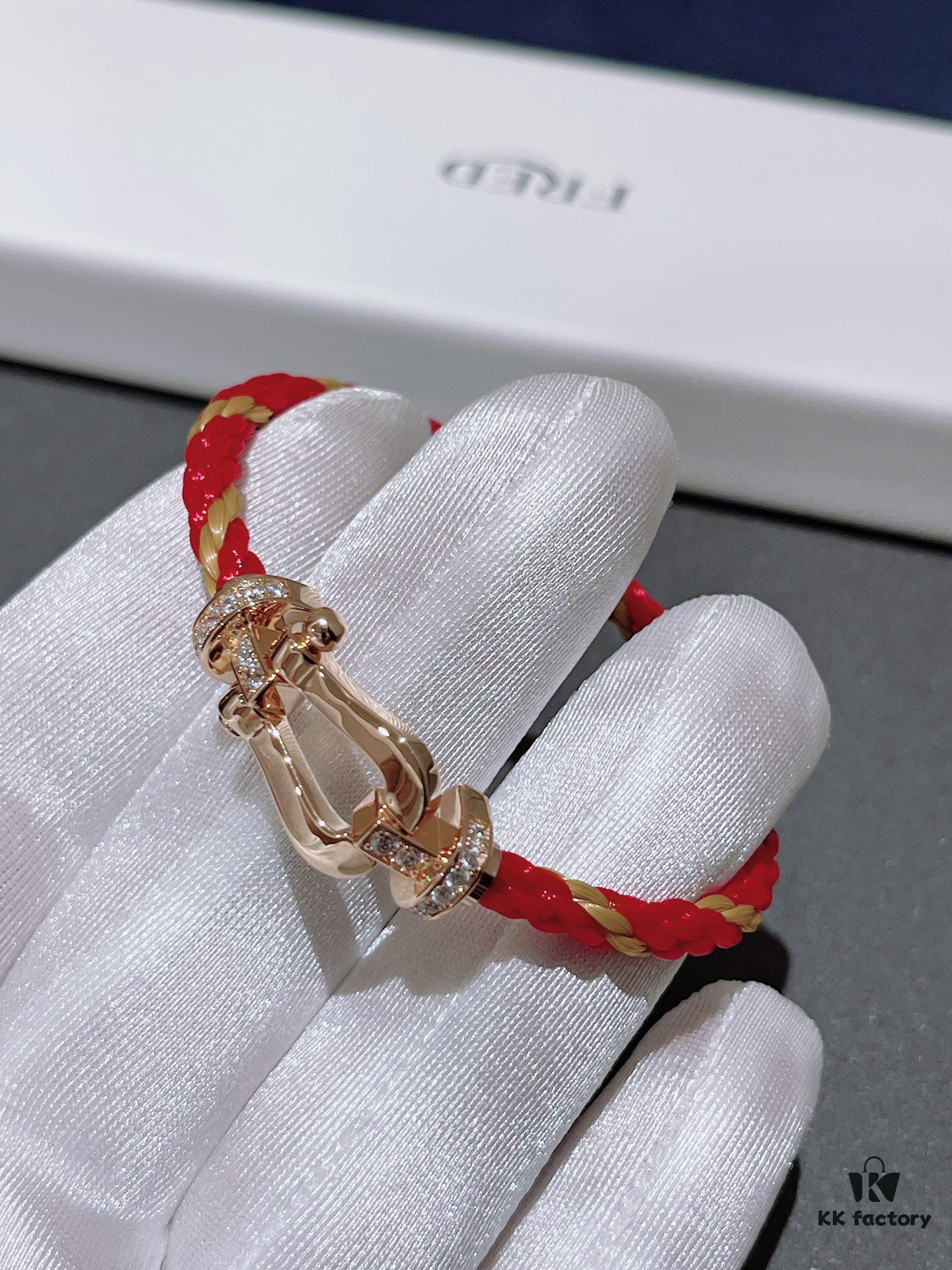 Multicolor Nylon Rope Chain (Rose Gold Tone)