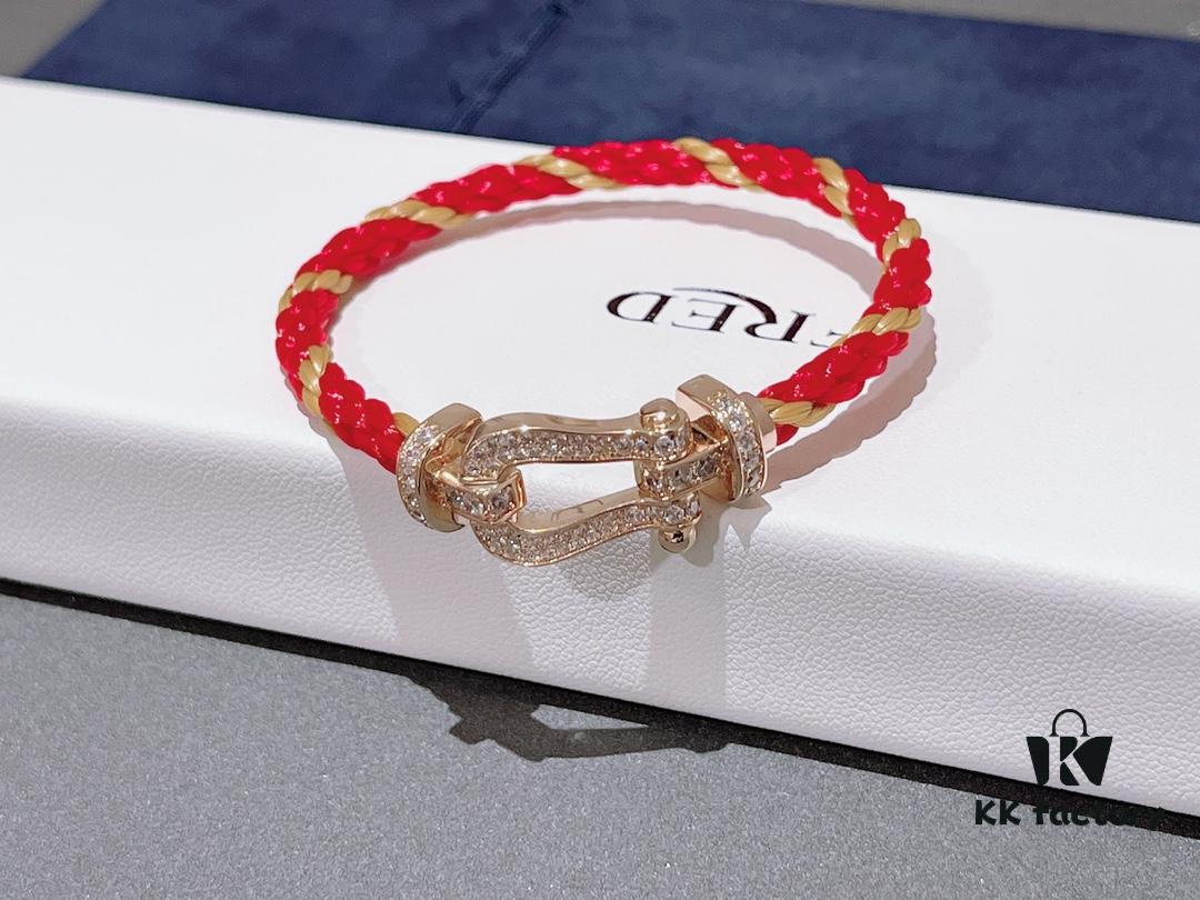 Multicolor Nylon Rope Chain (Rose Gold Tone)