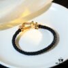 Fred Gradual Black Diamond Large Horseshoe Clasp