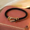 Fred Gradual Black Diamond Large Horseshoe Clasp