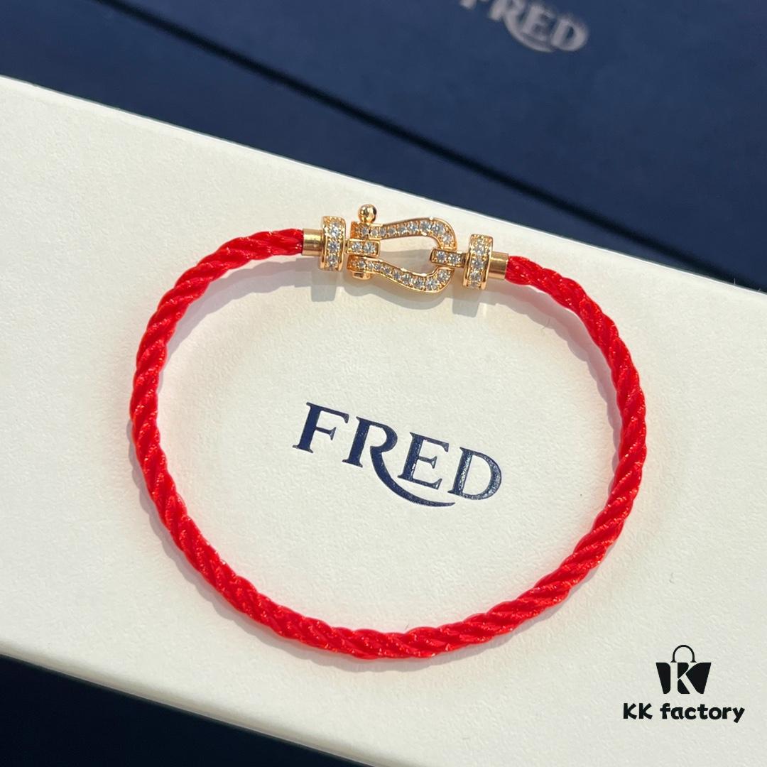 New Arrival! Couple Style, One-to-One Precision Crafted Fred Red String Bracelet, Micro-Pave Fashion Design, Must-Have Item for Trendsetters