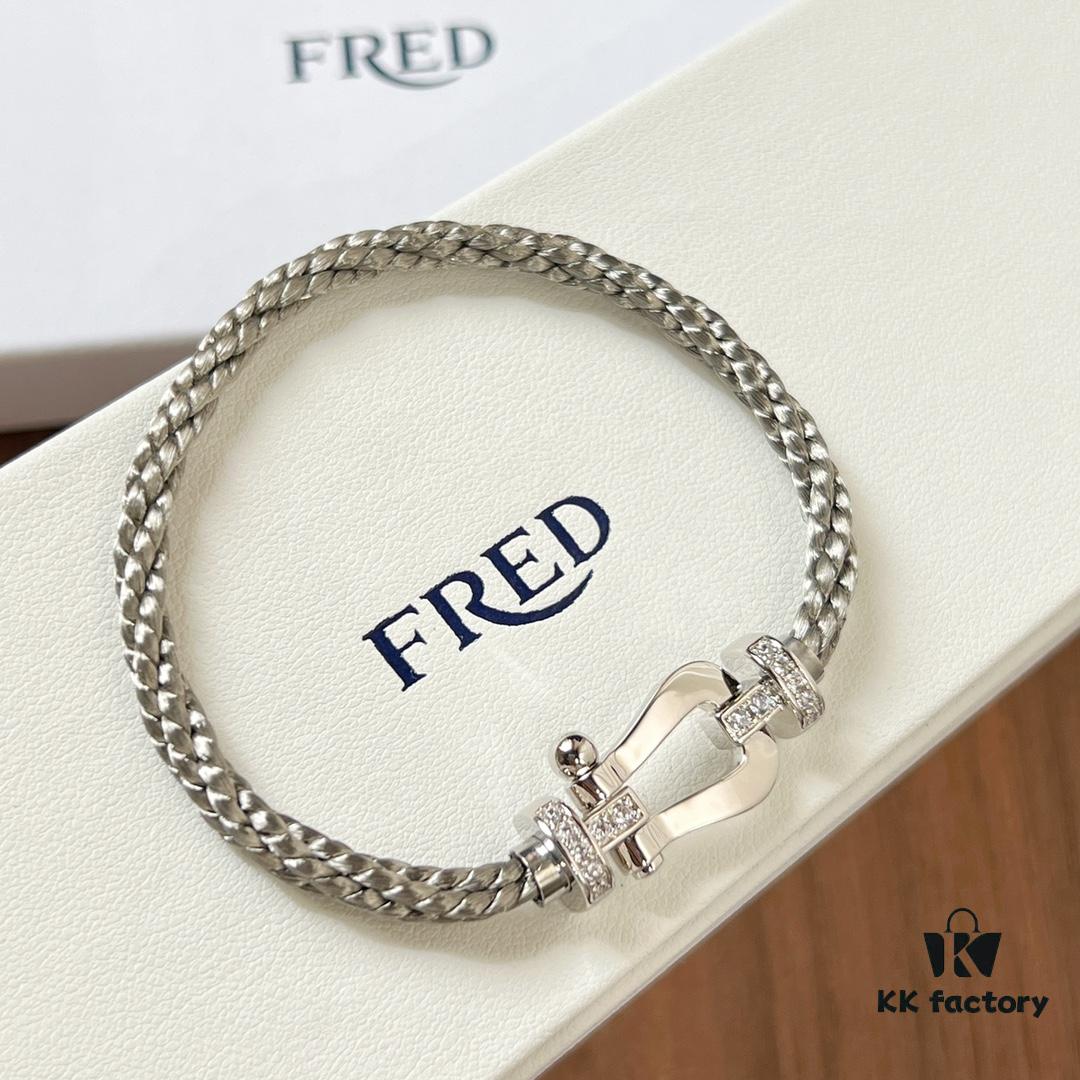New Arrival! Couple Bracelet - Fred Style Steel Cable Bracelet with Precision Micro-Inlay