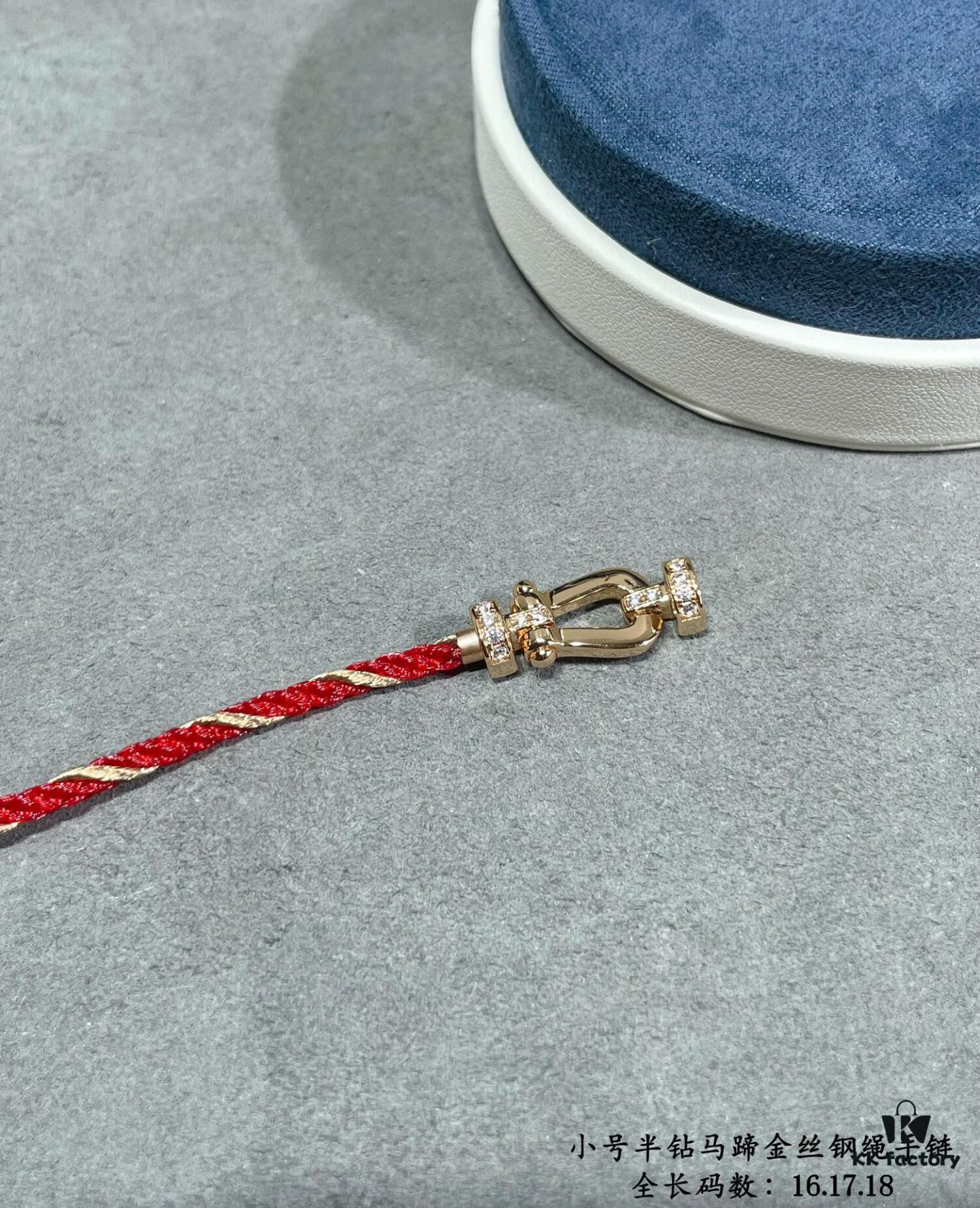 New Release ❤️ Fred Style Small Half-Diamond Horseshoe Gold-Plated Stainless Steel Bracelet – Fashionable, Exquisite, High-End Custom Design