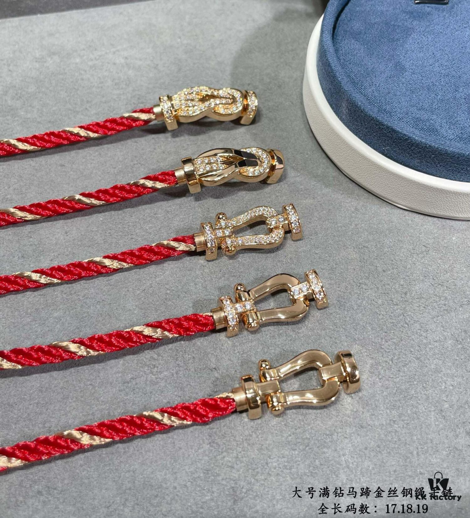 New Arrival Fred Large Full Diamond Horsehoof Gold Wire Steel Bracelet – Luxury Fashion Elegant High-End Custom Design, Thickened 18K Gold Plated Craftsmanship, Precision Micro-Pave, Must-Have Item for Influencers and Style Enthusiasts