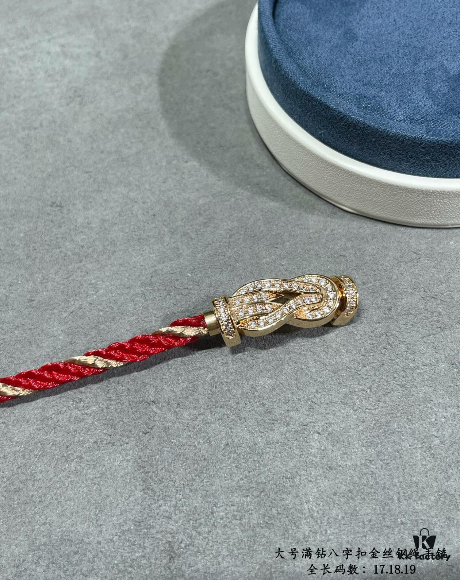 New Arrival ❤️ Fred Large Full Diamond Infinity Clasp Gold-Plated Steel Rope Bracelet – Luxury Fashion Elegant High-End Custom Design, Thickened 18K Gold Plating, Precision Micro-Pave, Must-Have for Influencers and Style Enthusiasts