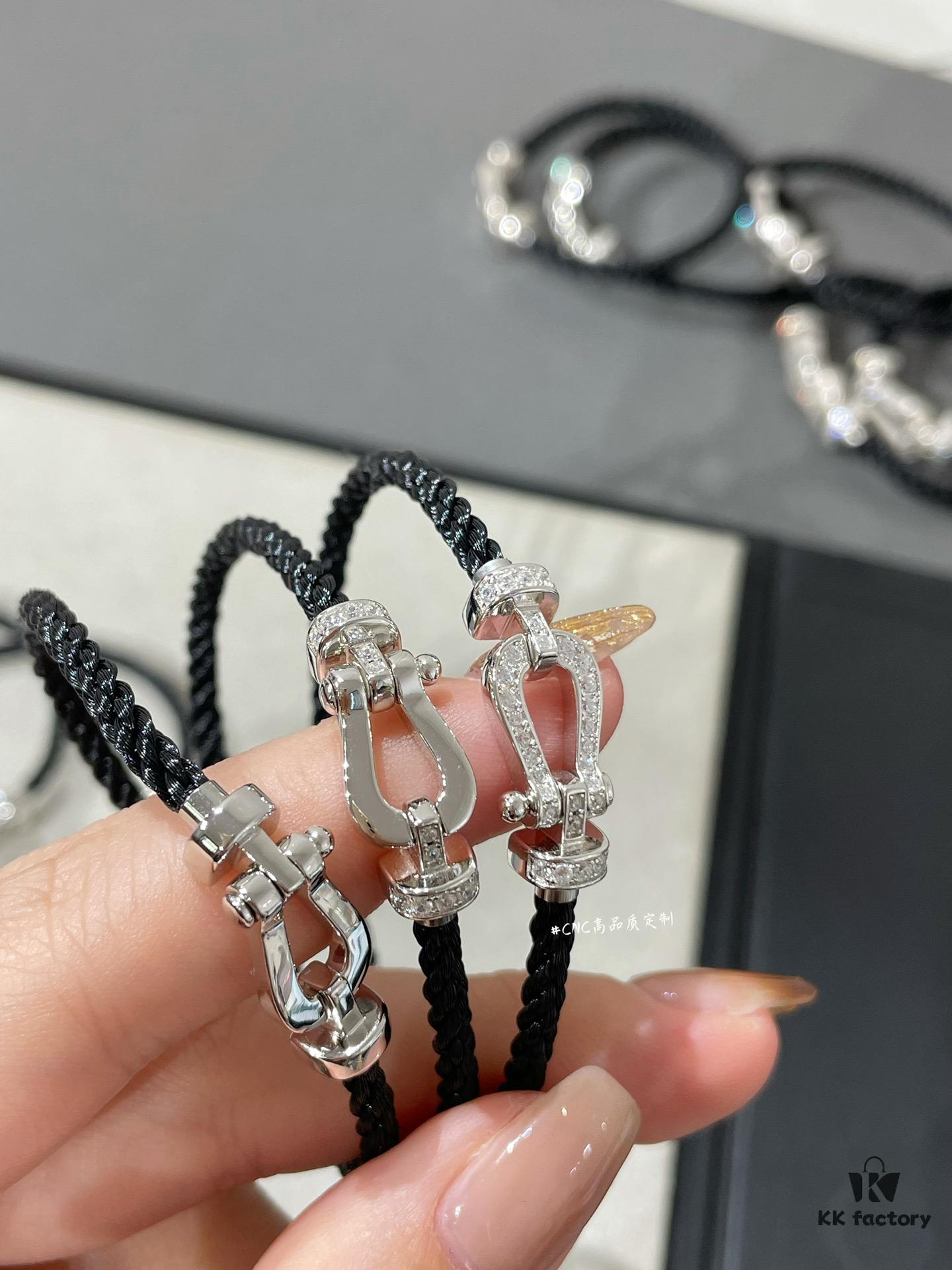 Small size, CNC precision-carved thick gold buckle head, finely polished. We've sold many of these buckles; the details speak for themselves.