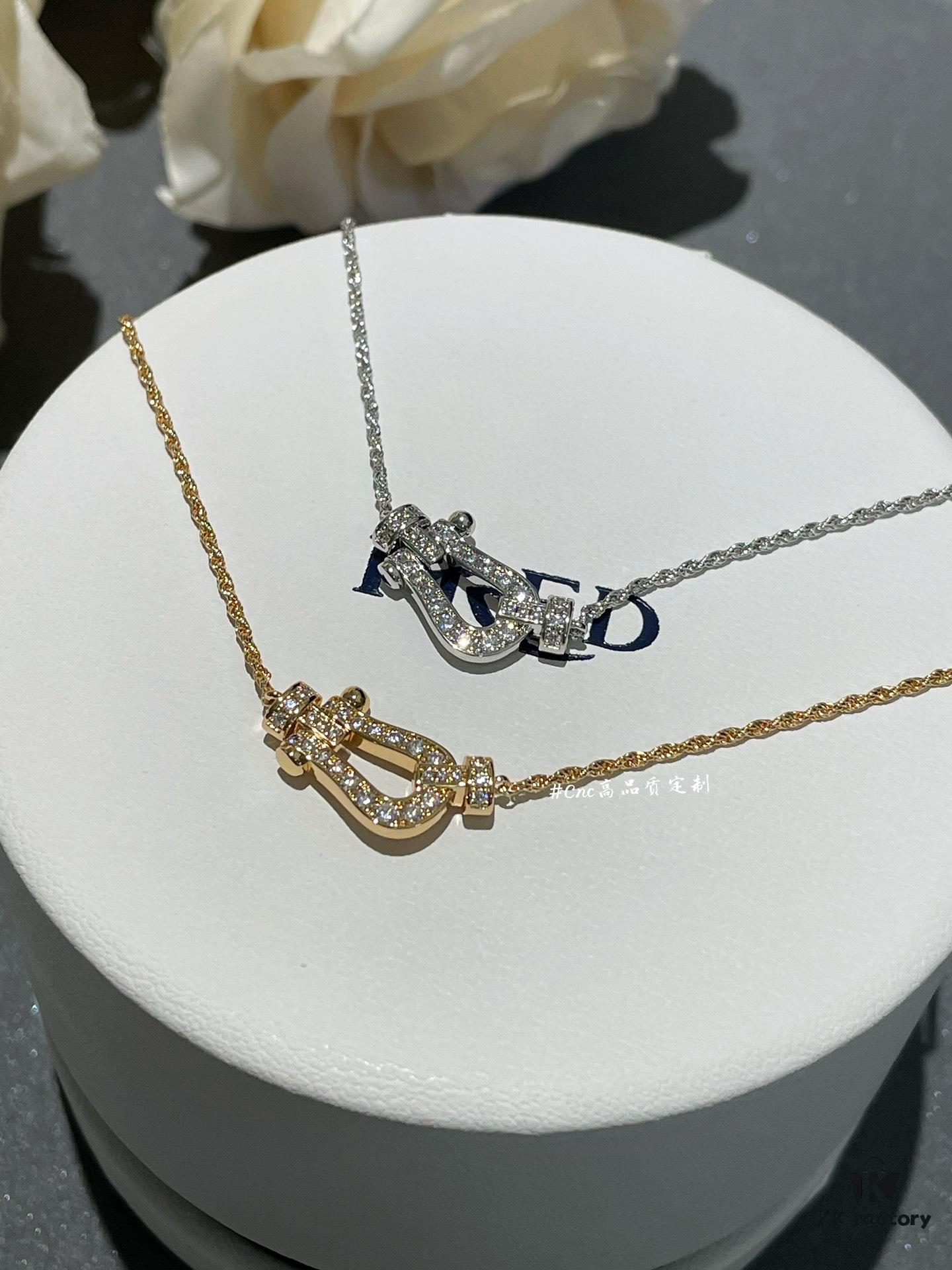 Fre*d Horse Hoof Necklace, Medium Rope Design with Custom Crafted Cord