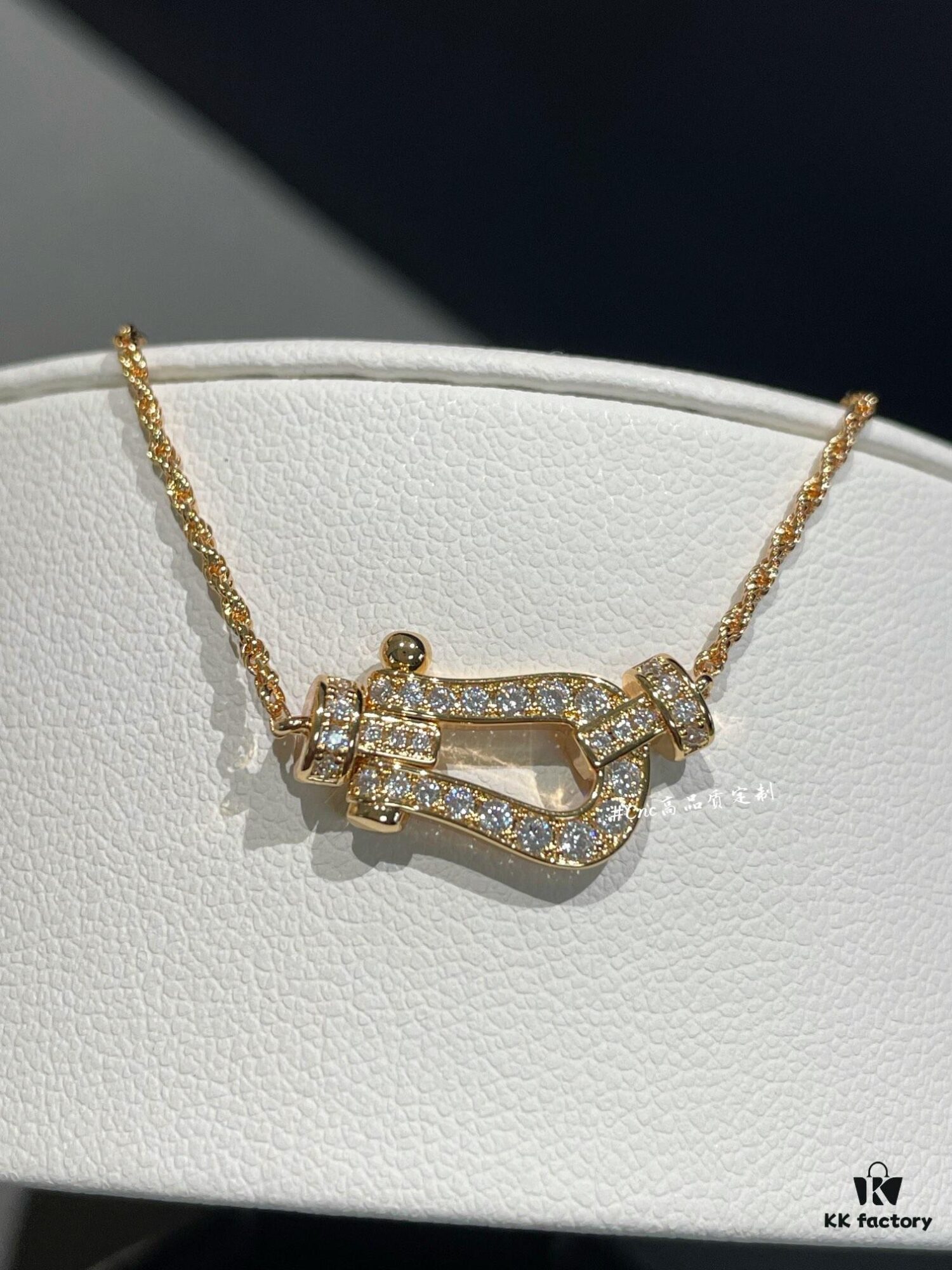 Fre*d Horse Hoof Necklace, Medium Rope Design with Custom Crafted Cord