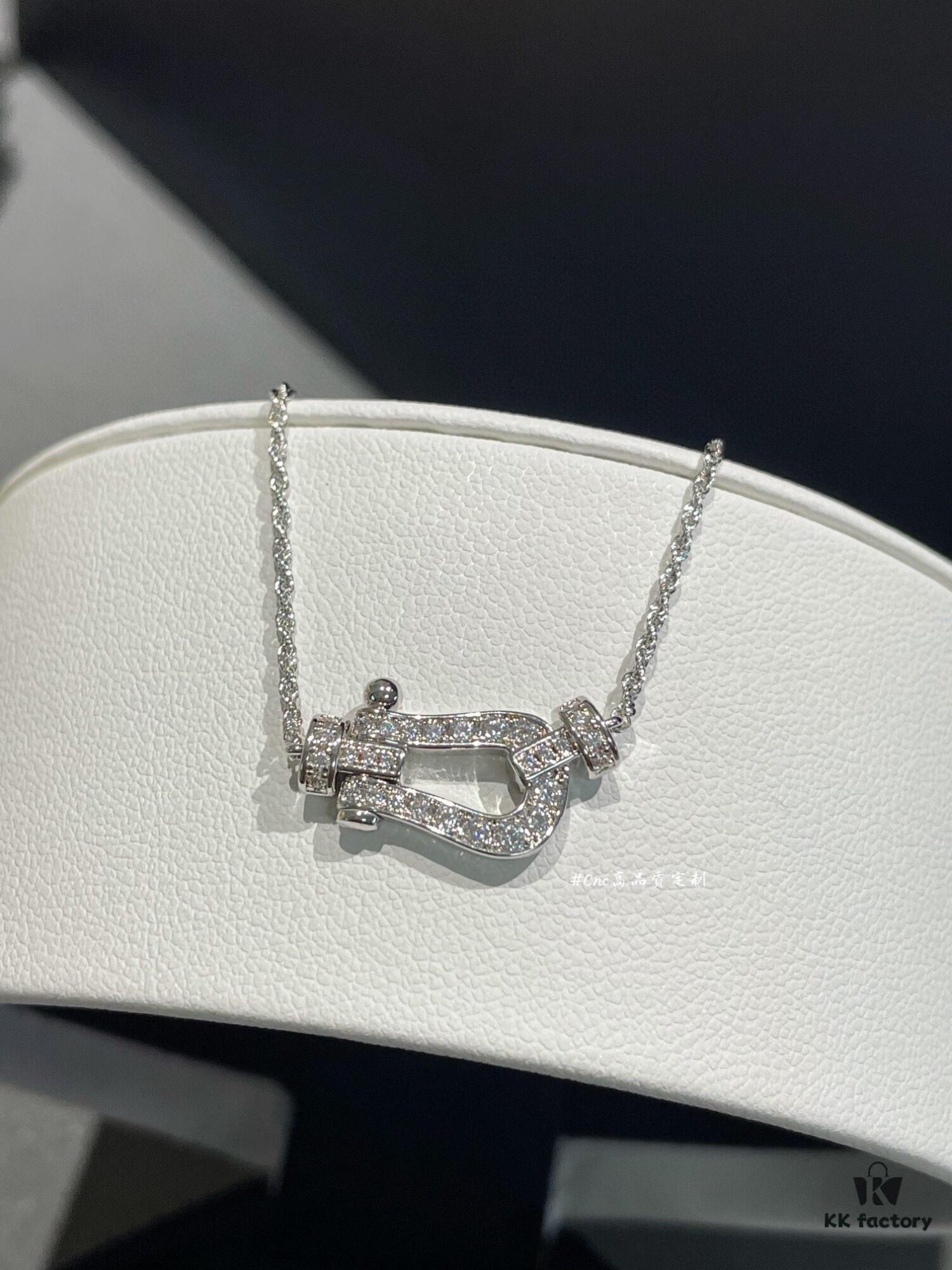 Fre*d Horse Hoof Necklace, Medium Rope Design with Custom Crafted Cord