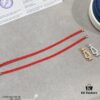 FRED Small Full Diamond Horsehoof Knot Red String Bracelet - Luxury Fashion Elegant Design, High-End Custom Jewelry with Thick 18K Gold Plated Electroplating and Precision Micro-Inlay, Must-Have Accessory for Trendsetters and Influencers