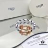 FRED Fred Force 10 Large Half-Paved Diamond Bracelet