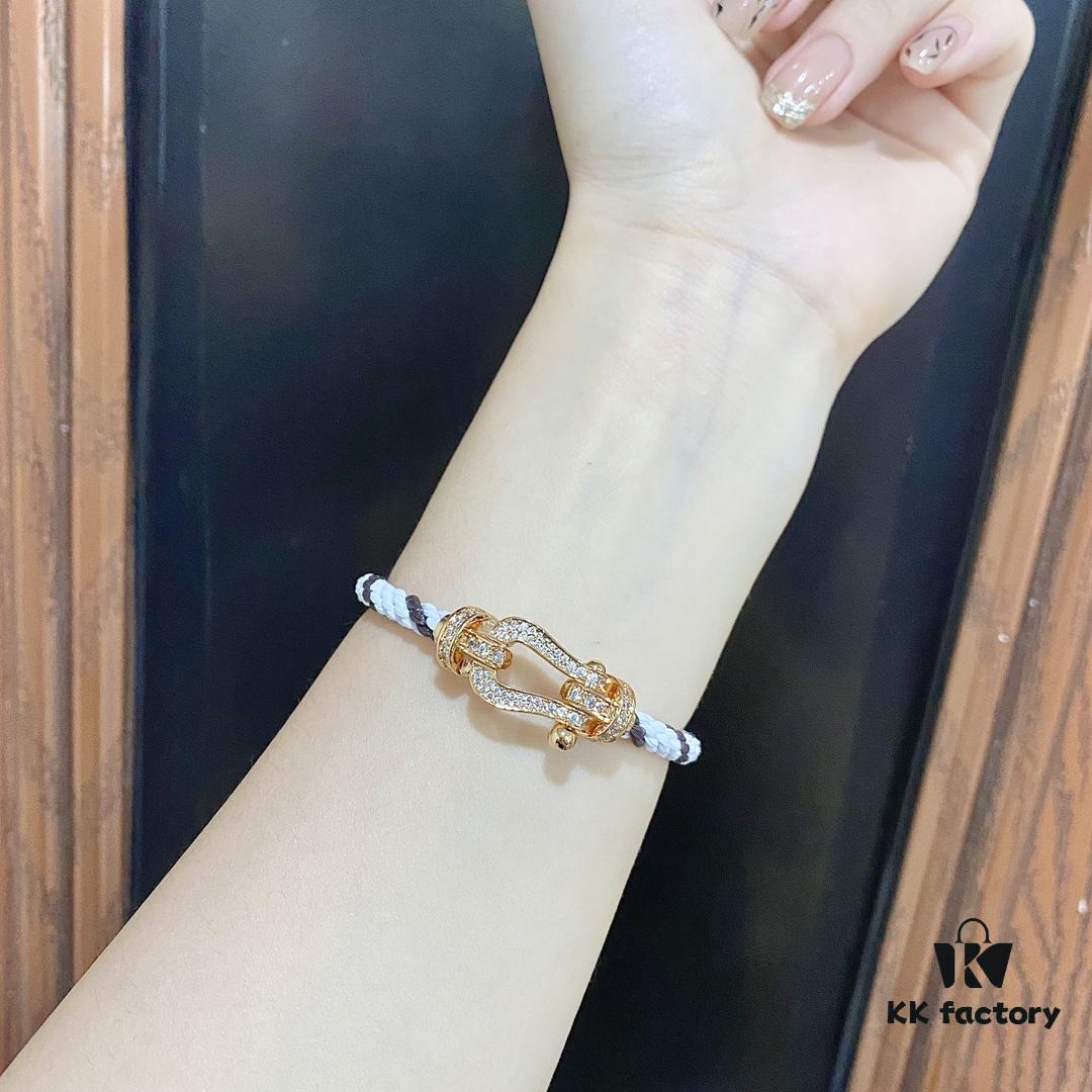 FRED Force 10 Oversized Fully Set Diamond Bracelet