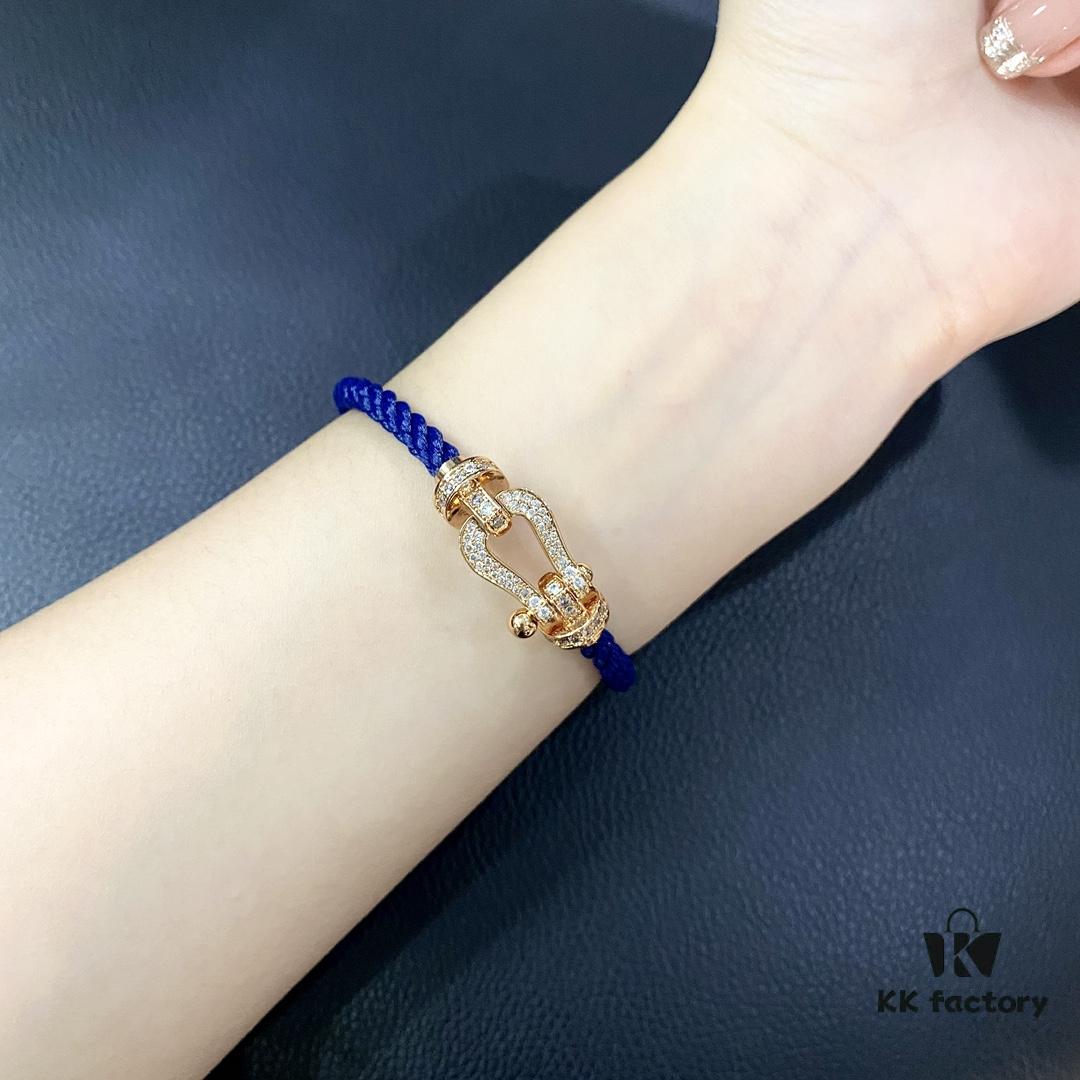 FRED Force 10 Large Diamond-Paved Bracelet