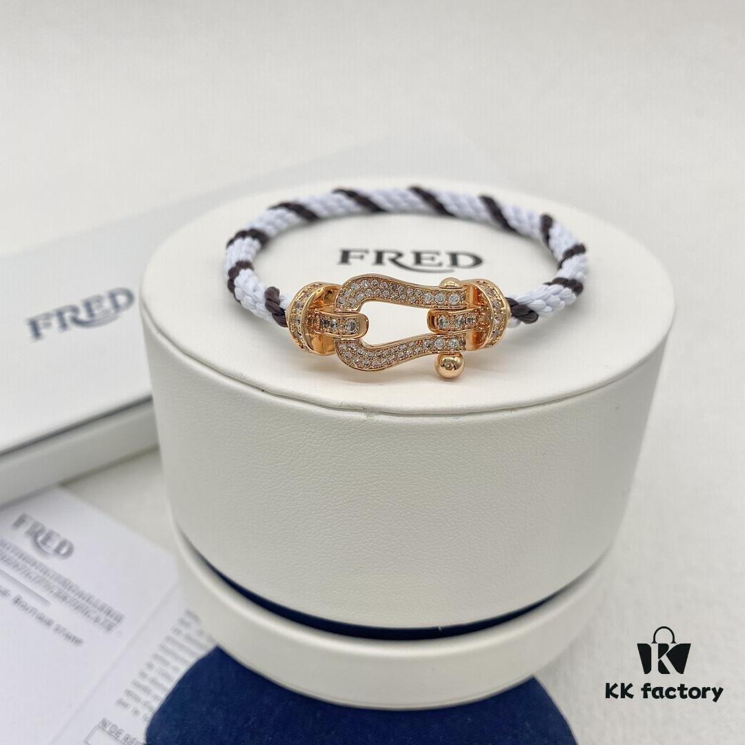 FRED Force 10 Oversized Fully Set Diamond Bracelet