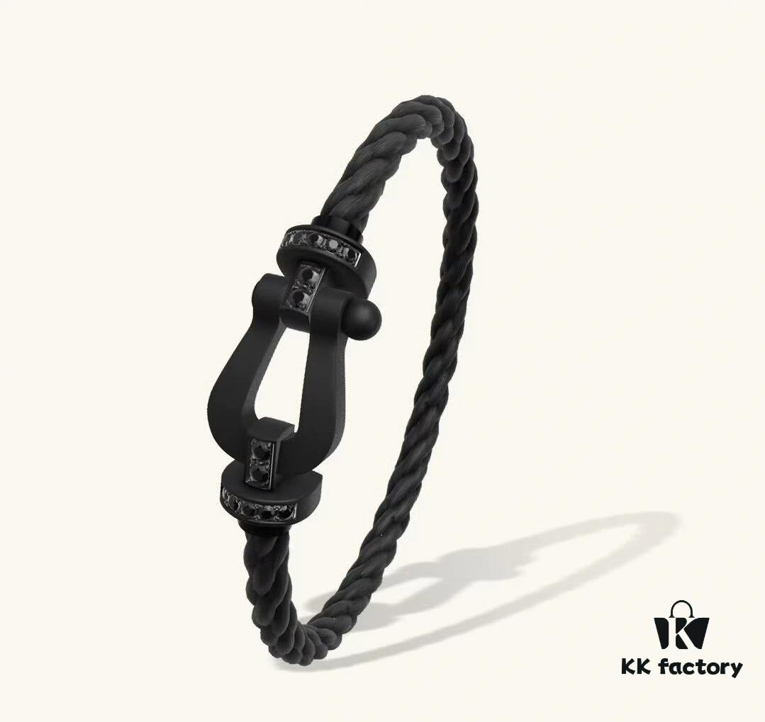 Fred Fred Matte Black Samurai Bracelet