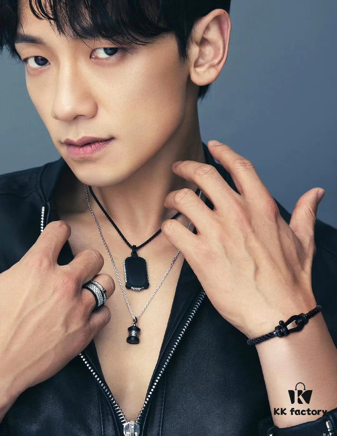 Fred Fred Matte Black Samurai Bracelet