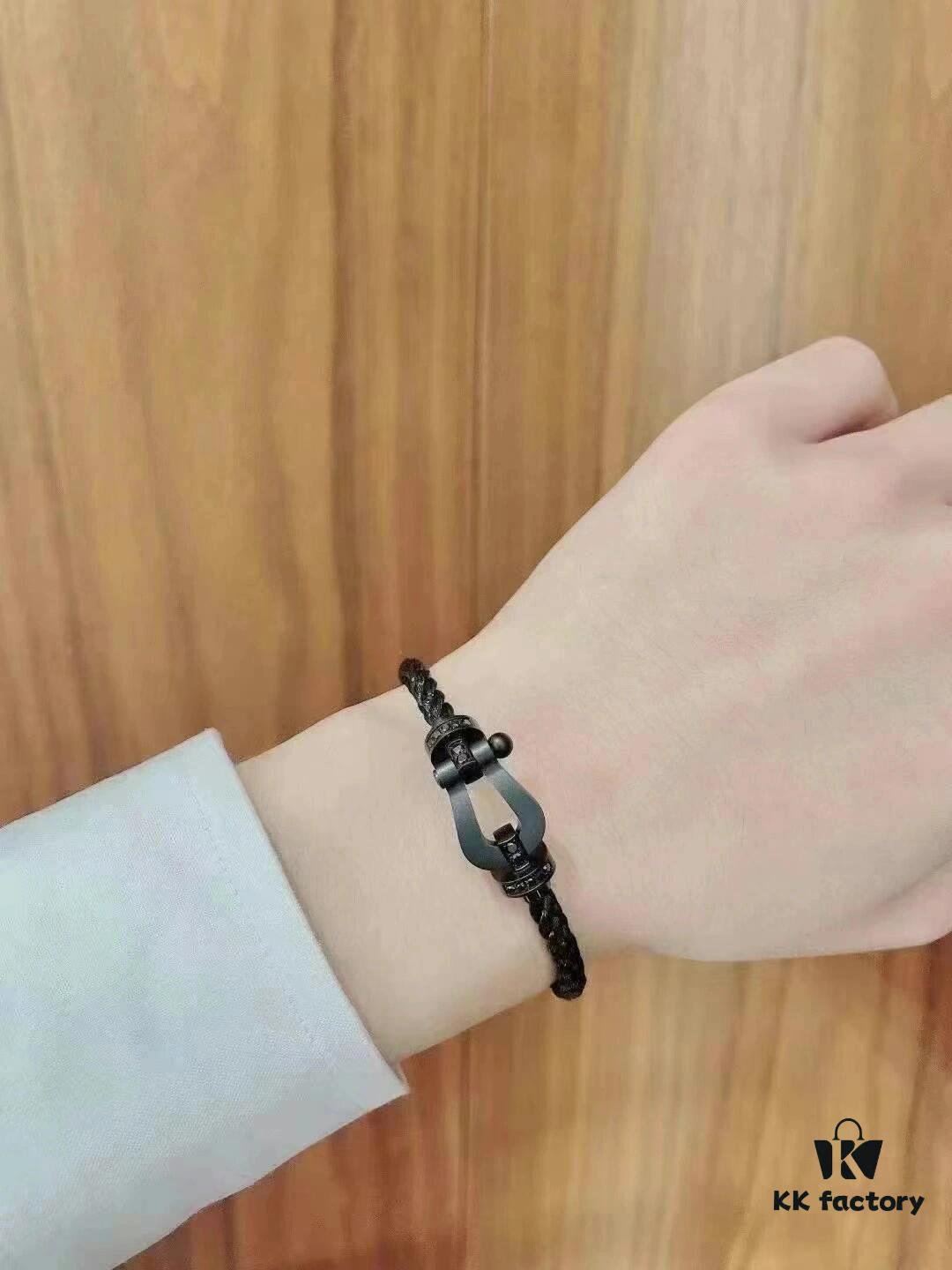 Fred Fred Matte Black Samurai Bracelet