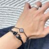 Fred Fred Matte Black Samurai Bracelet