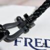 New Arrival! Frosted Edition, 1:1 Precision Craftsmanship, Fred Black Warrior Braided Bracelet