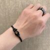 Fred Fred Matte Black Samurai Bracelet