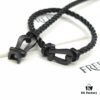New Arrival! Frosted Edition, 1:1 Precision Craftsmanship, Fred Black Warrior Braided Bracelet