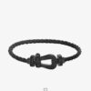 Fred Jewelry Black Warrior Matte Black Horseshoe Bracelet