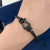 Fred Jewelry Black Warrior Matte Black Horseshoe Bracelet