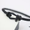 Fred Jewelry Black Warrior Matte Black Horseshoe Bracelet