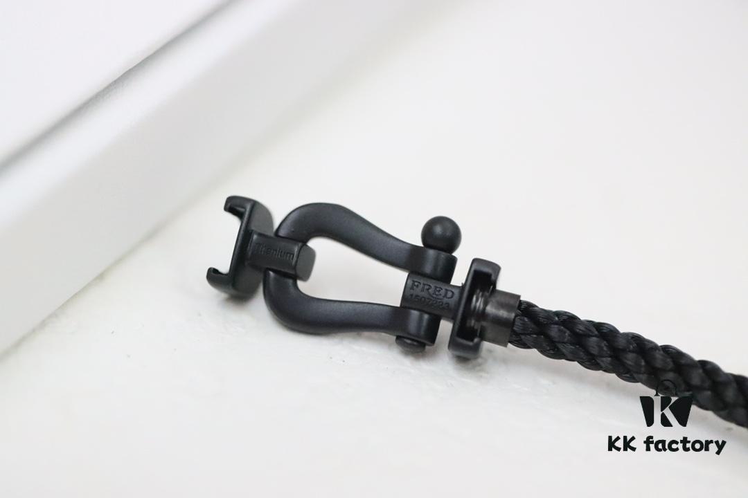 Fred Jewelry Black Warrior Matte Black Horseshoe Bracelet