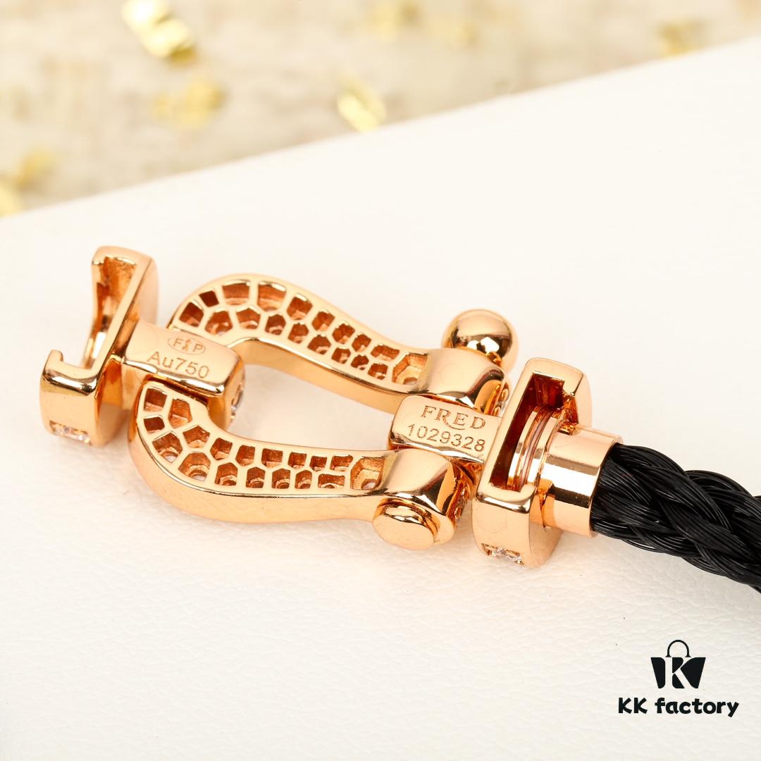 F&ED Saddle Red String Bracelet, Perfect Couple's Choice, Must-Have! Horsehoof Clasp Design Symbolizing Perfection and Reunion