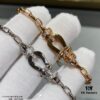 New Arrival ❤️ Fred Style Small Half-Diamond Horseshoe Link Chain Bracelet – Luxury Fashion Exquisite Design