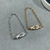 New Arrival! FRED-inspired Small Half-Diamond Figure-8 Knot Chain Bracelet – Luxury Fashion, Exquisite Craftsmanship