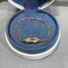 New Arrival! FRED-inspired Small Half-Diamond Figure-8 Knot Chain Bracelet – Luxury Fashion, Exquisite Craftsmanship