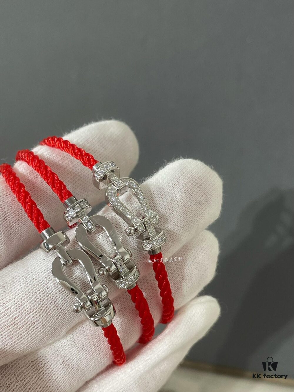 Small Fred Force 10 Red Rope Bracelet, Lucky Red Heart - A Bestseller! Must-Have for the New Year!