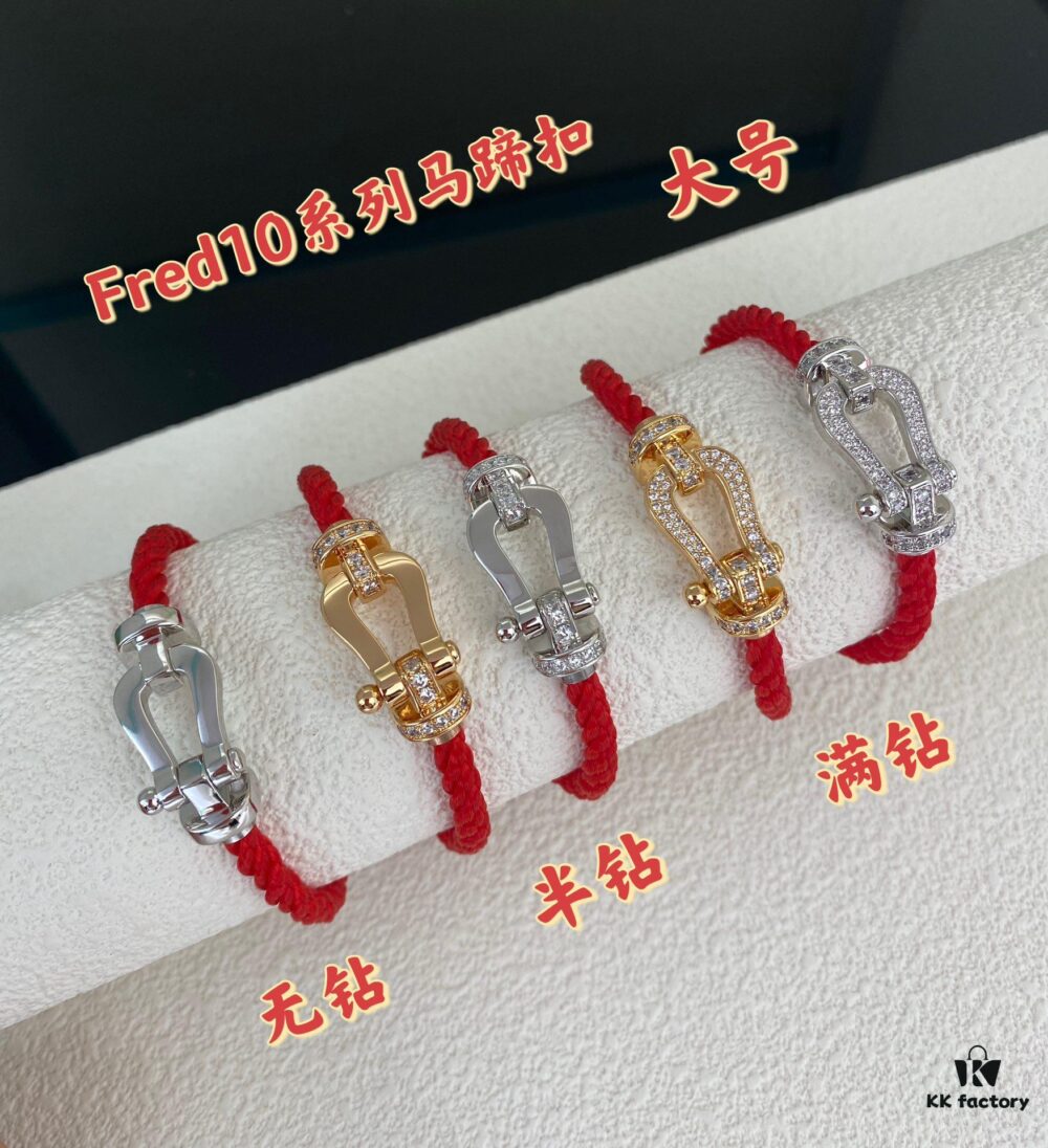 Fred Fred Red String D-Shaped Clasp Bracelet Series