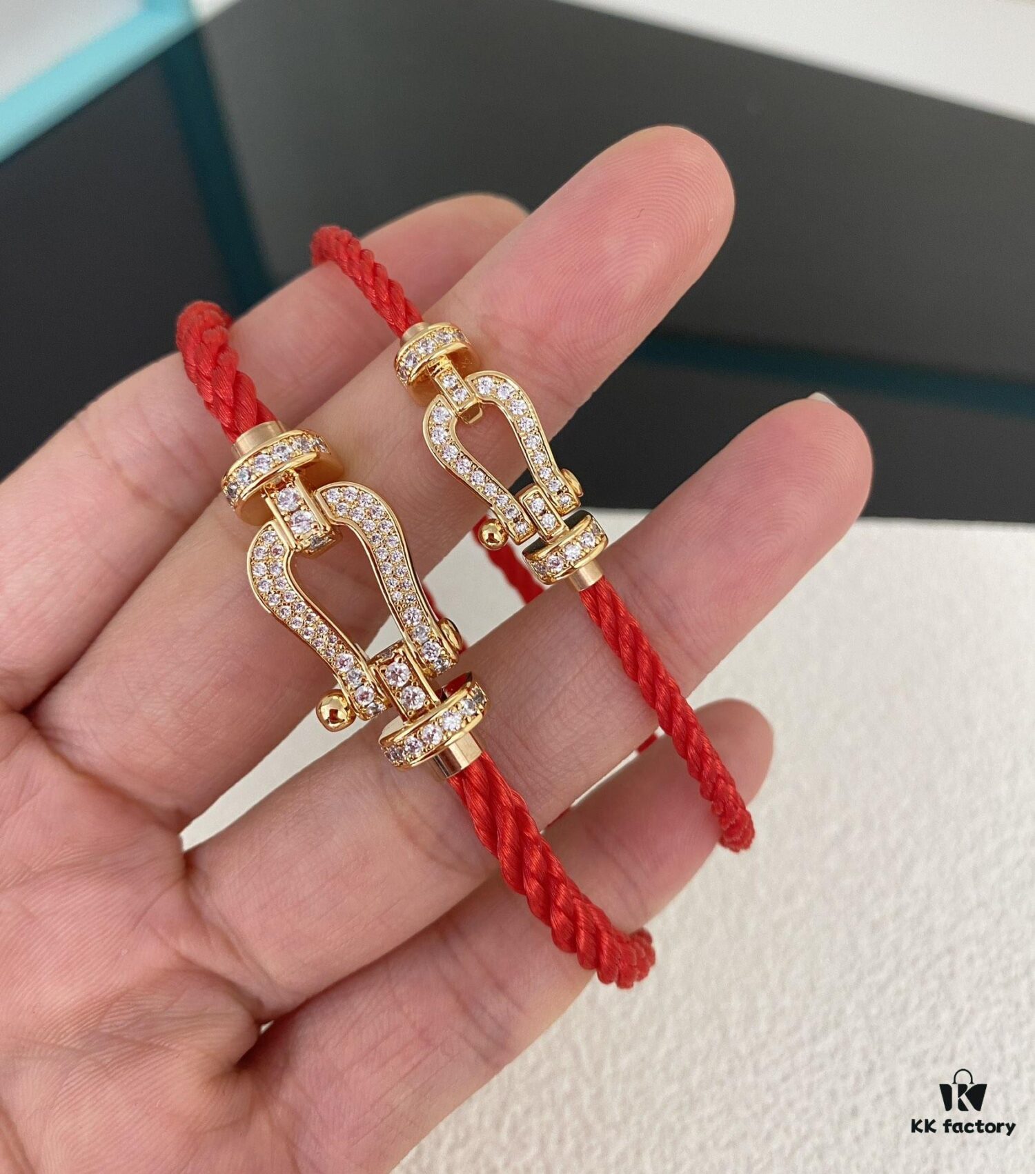 Fred Fred Red String D-Shaped Clasp Bracelet Series