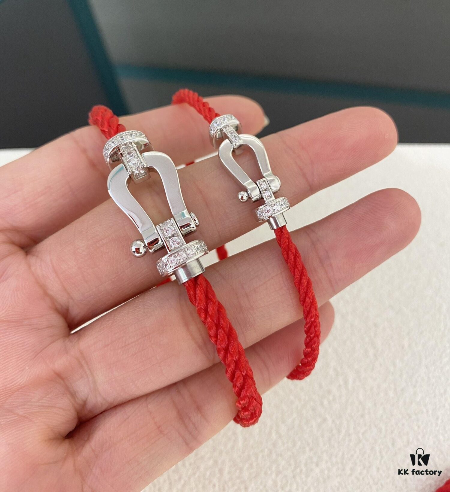 Fred Fred Red String D-Shaped Clasp Bracelet Series