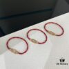 Fred New Bicolor Red Rope D-Shaped Clasp