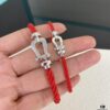 Fred Fred Red String D-Shaped Clasp Bracelet Series