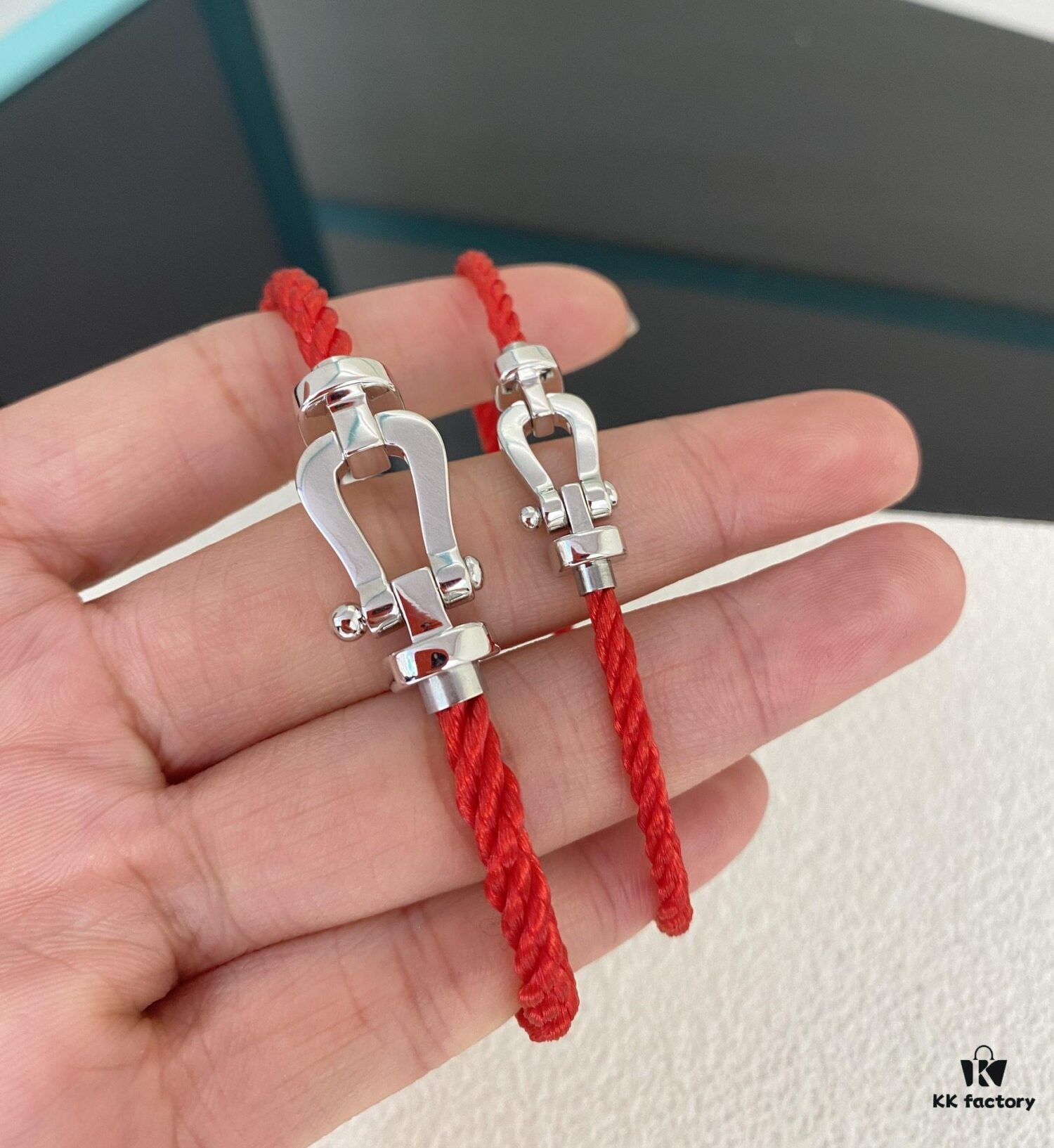 Fred Fred Red String D-Shaped Clasp Bracelet Series