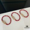 Fred New Bicolor Red Rope D-Shaped Clasp