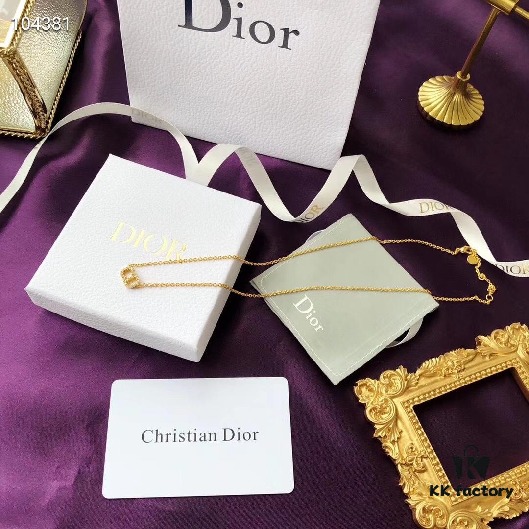 Authentic Dior Constellation CD Necklace