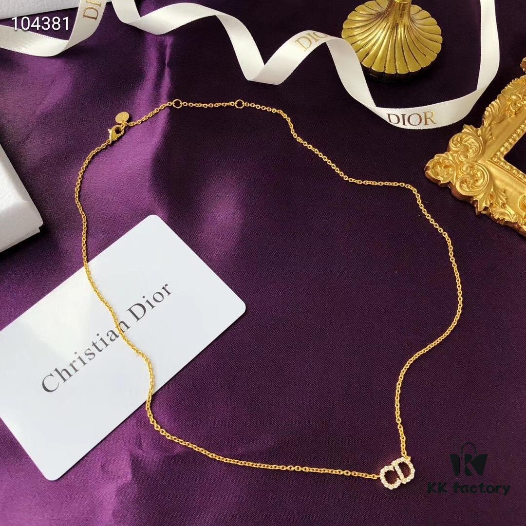 Authentic Dior Constellation CD Necklace