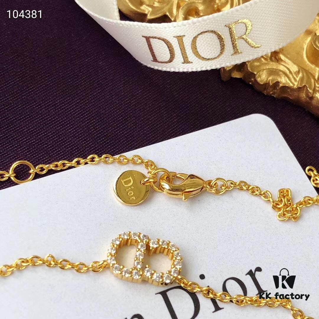 Authentic Dior Constellation CD Necklace