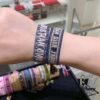 Dior Knitted Adjustable Tassel Bracelet – Authentic Embroidered Design, Not Printed, Matching Original Retail Version