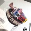 Dior Knitted Adjustable Tassel Bracelet – Authentic Embroidered Design, Not Printed, Matching Original Retail Version