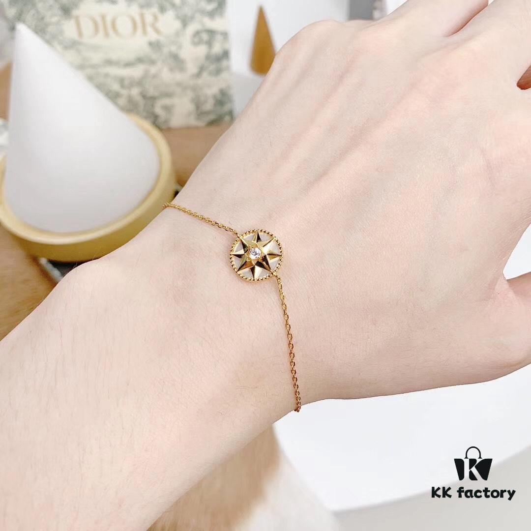 Dior Limited Edition Compass Bracelet (Sterling Silver with Gold Plating)